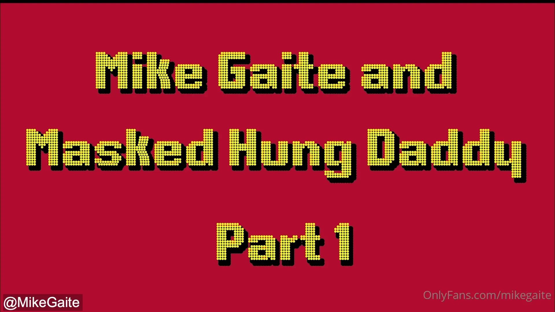 Masked daddy scene part 1 