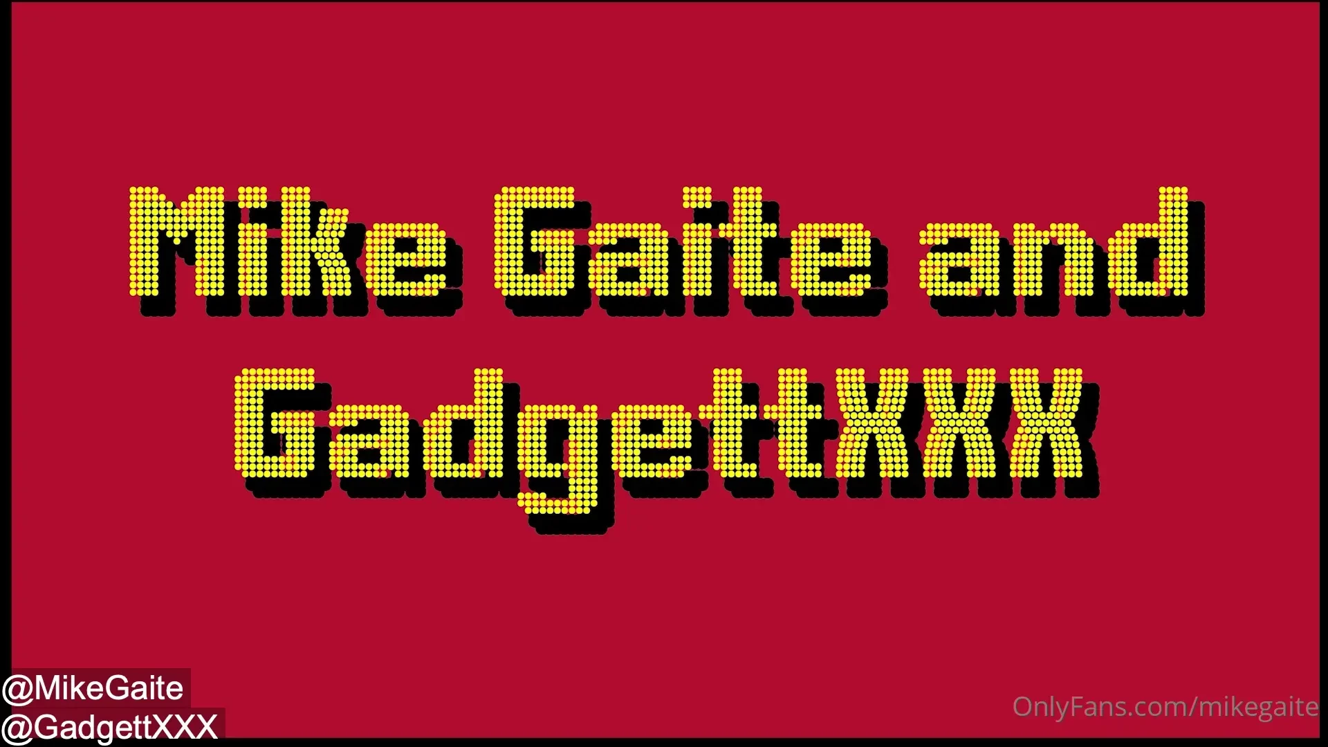 Watch me fuck gadgettxxx 