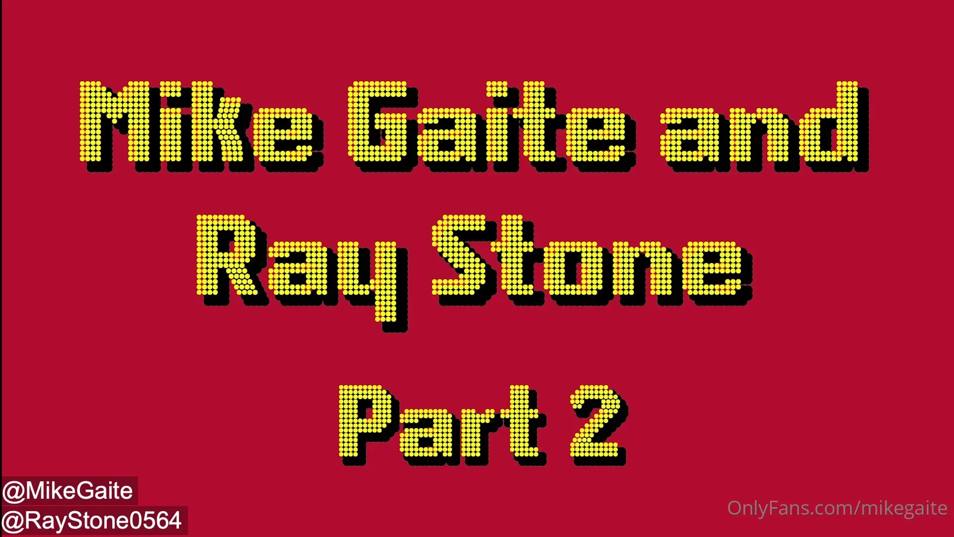 Part 2 of my reunion with ray stone raystone0564 sharing now onlyfans 