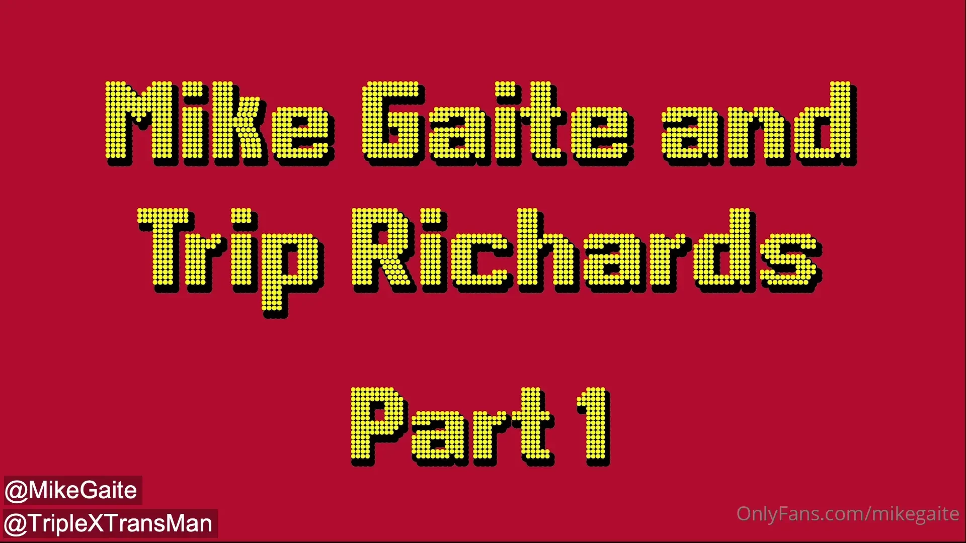 Posting part 1 now fucking triplextransman onlyfans com mikegaite 