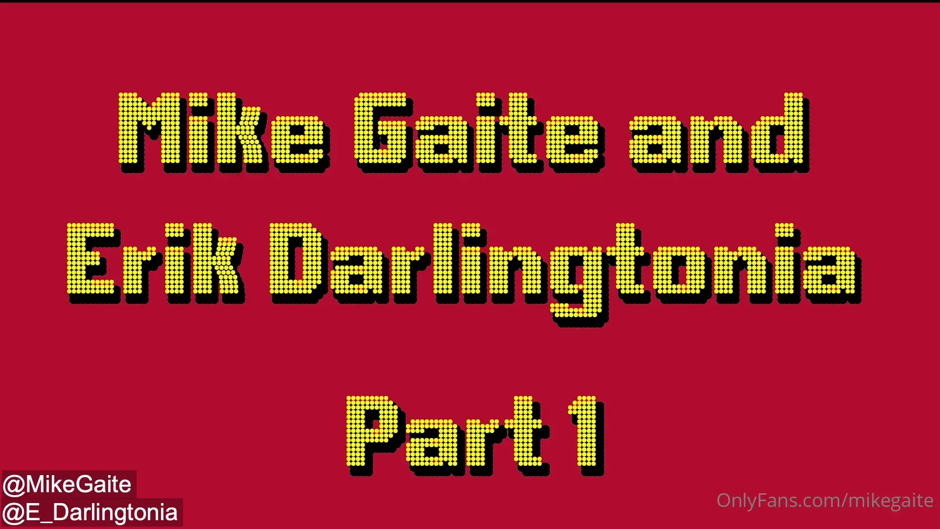 Part one with e_darlingtonia onlyfans com mikegaite onlyfans com 