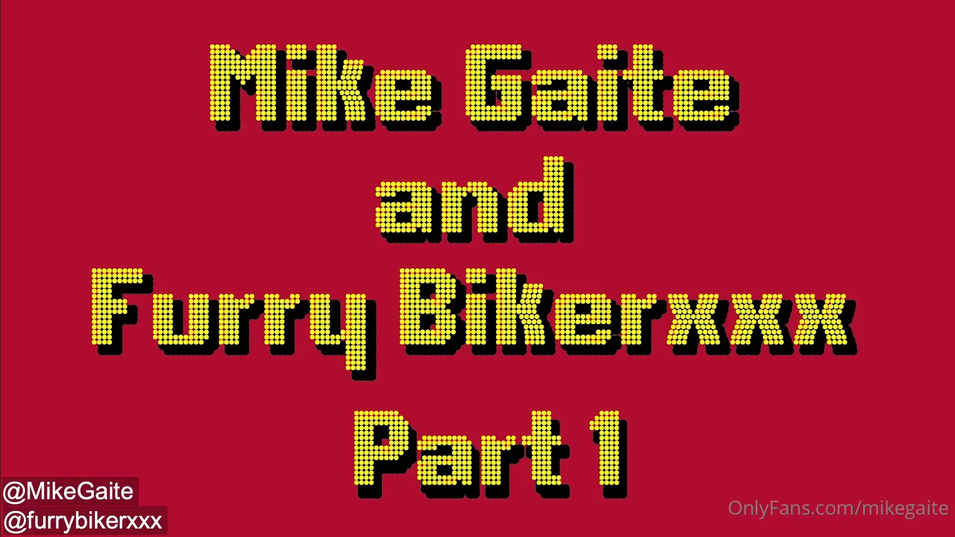 Posting part 1 now my furry fuck with furrybikerxxx has us in lots of 