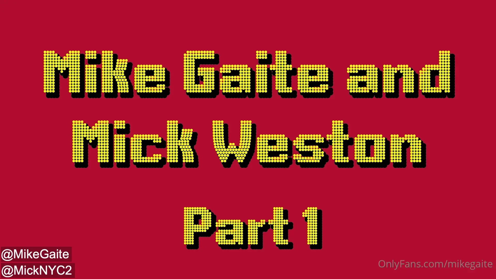 Posting part one of this flip fuck with hot daddy micknyc2 mick weston 