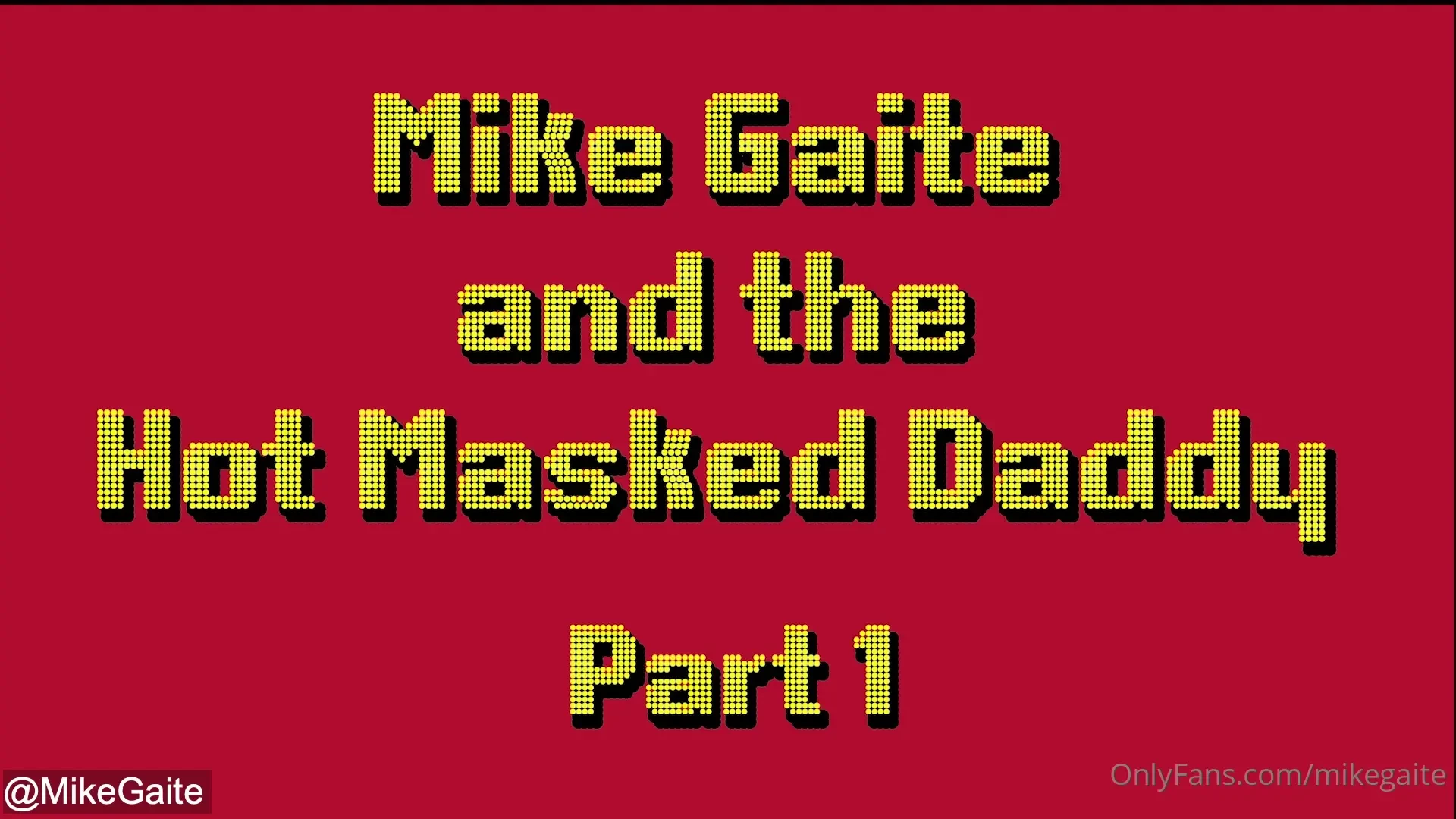 Posting now part one with me mikegaite and my thick cocked fan 