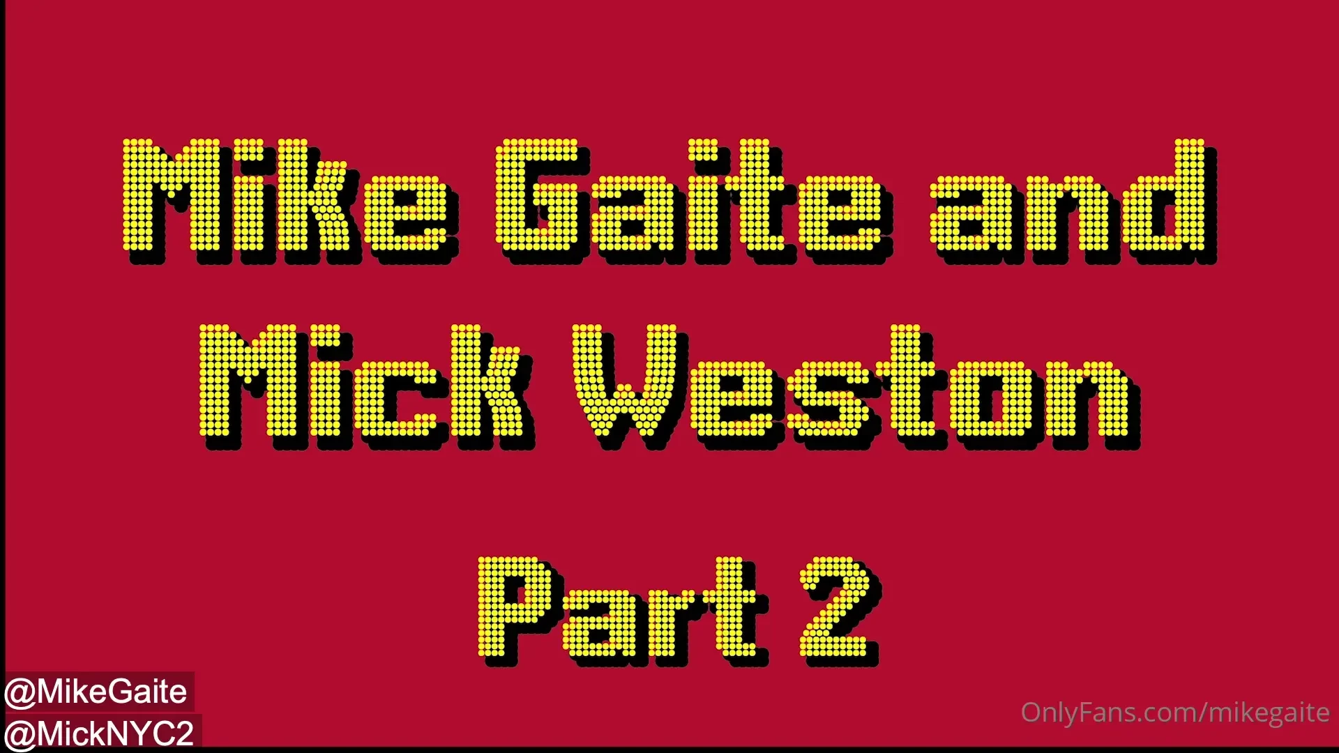 Cuming now part 2 with micknyc2 mick onlyfans com mikegaite onlyfans 