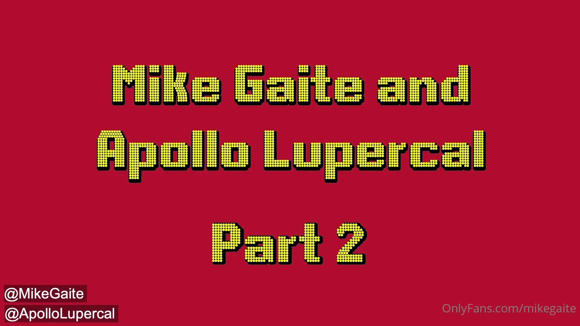Part 2 up now i pound a load into apollolupercal and then enjoy some 