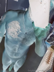 Playing around with some effects love how my chest tattoo looks here part 1