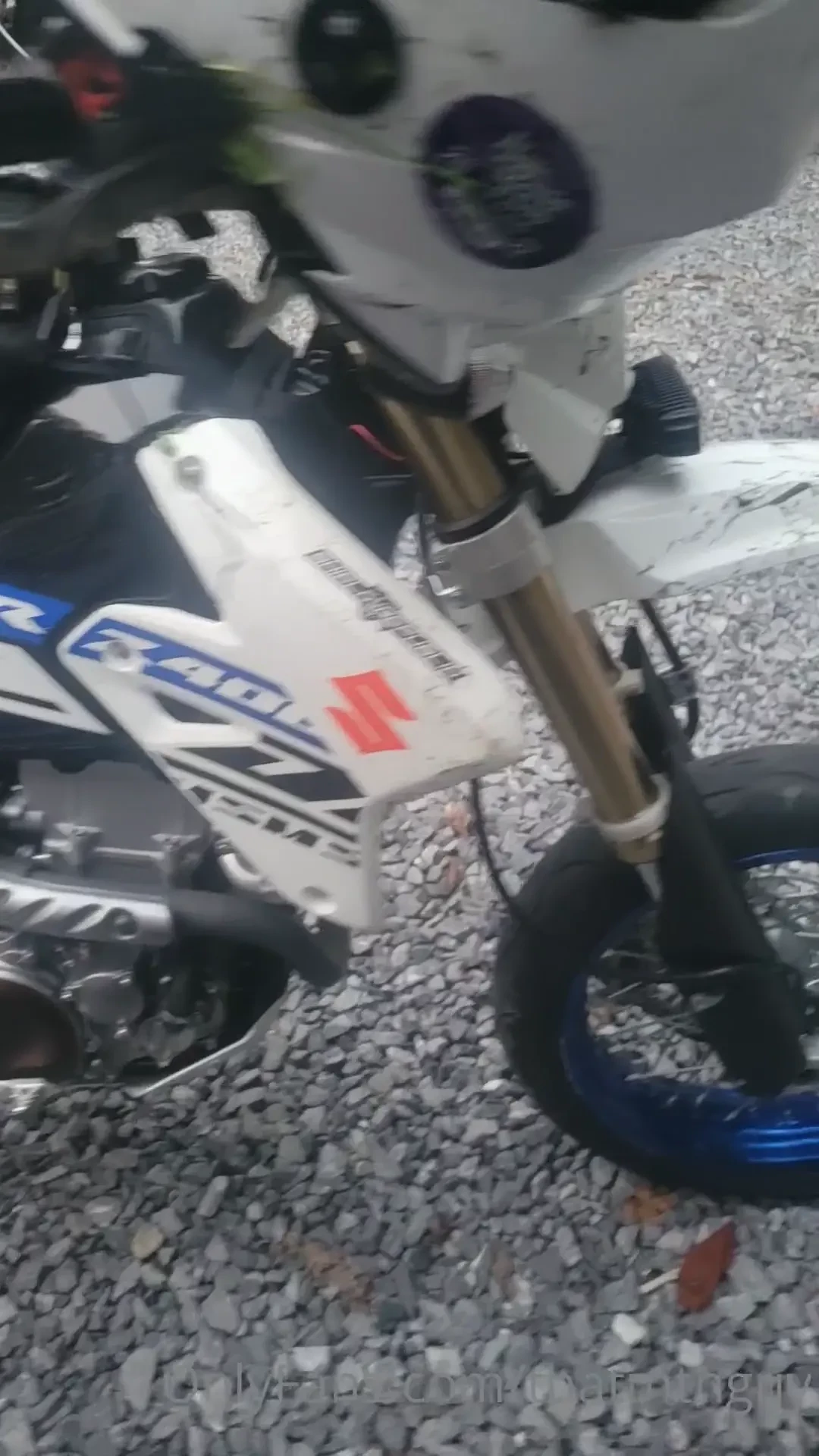 The bike after my crash 