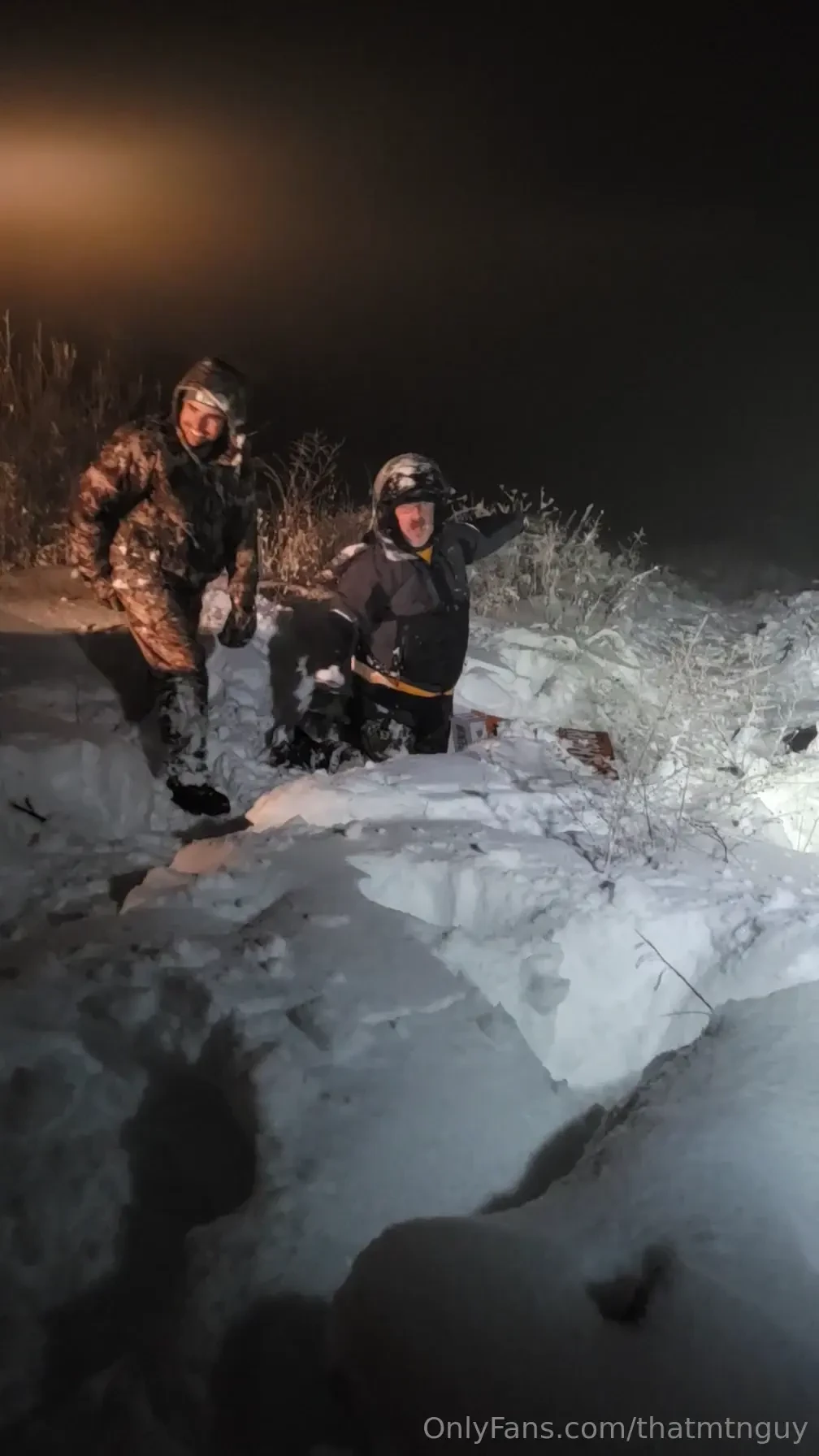 Always wild on the mtn on snowy nights part 1 