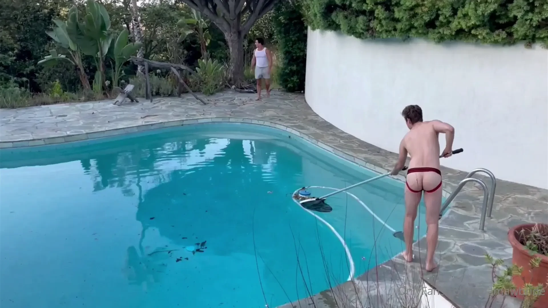 Cleaning reeserideout s pool and he didnt have any cash to pay me 