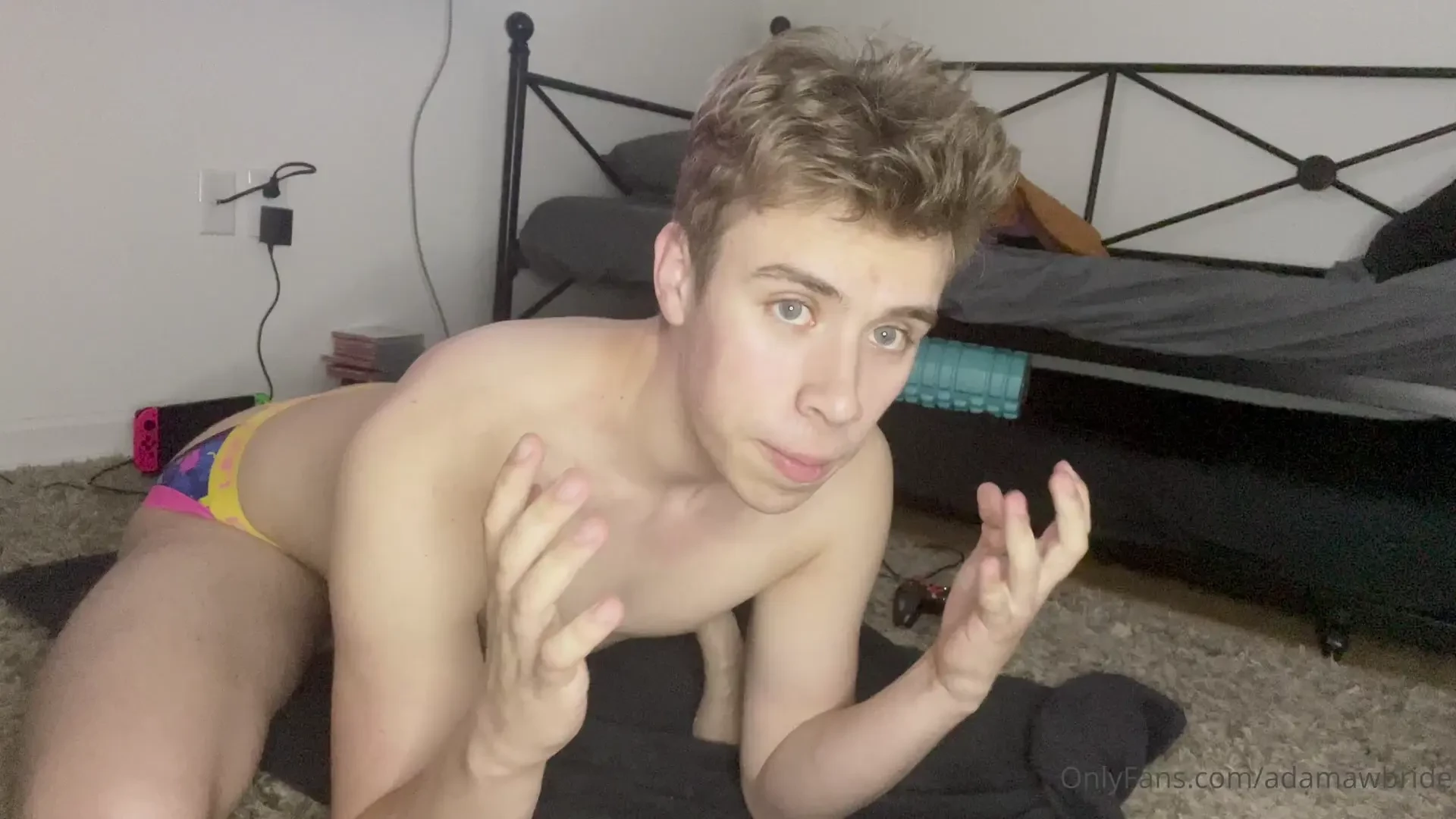 So i was filming a dildo video while i played smash bros and i 