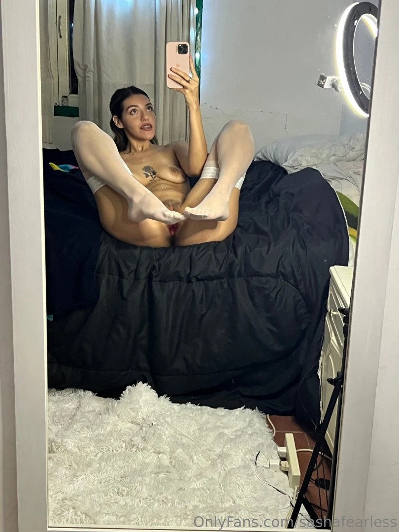 Just stockings and a lovely pussy part 1 