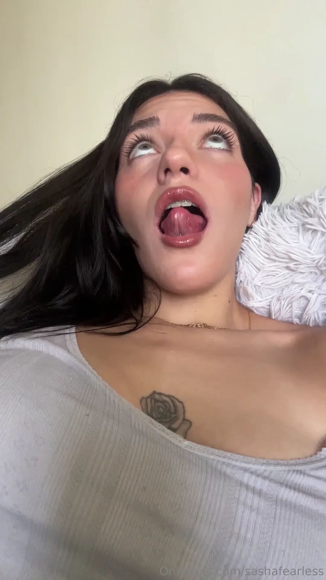 What do you like more my eyes when i look up at you or my hungry 