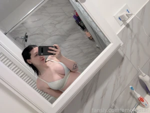 After shower seductiveness seductive wet shower tease boobs bigboobs