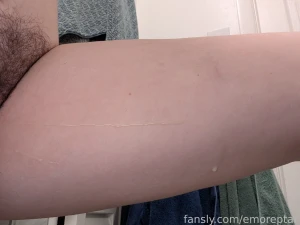 I had a little fun in the shower can you tell masturbation cum cumdrip part 2