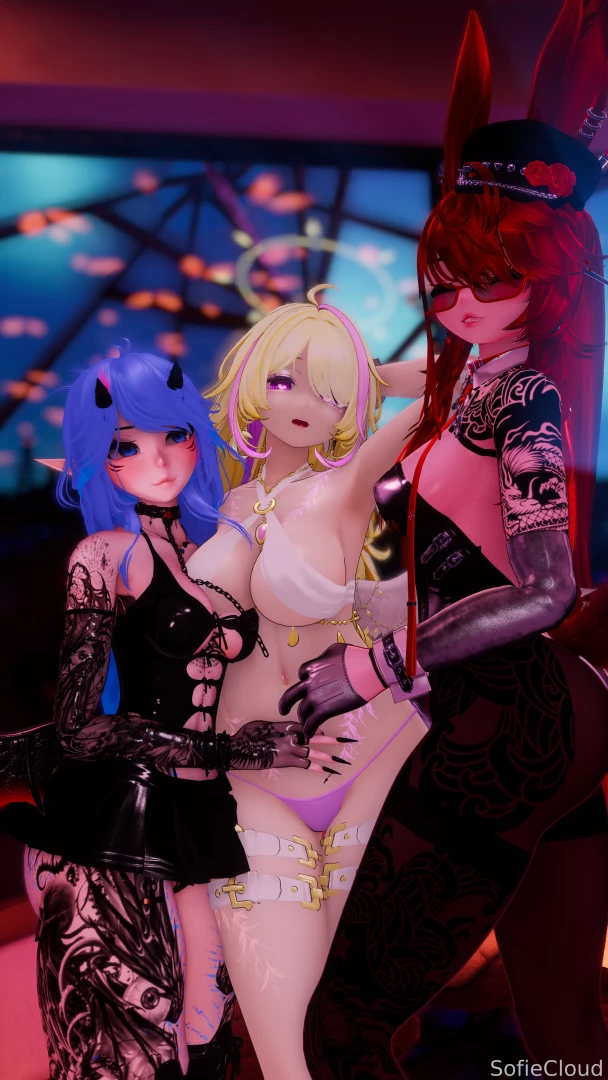 Succubus and angel are ready to corrupt this bunny collab tomorrow 
