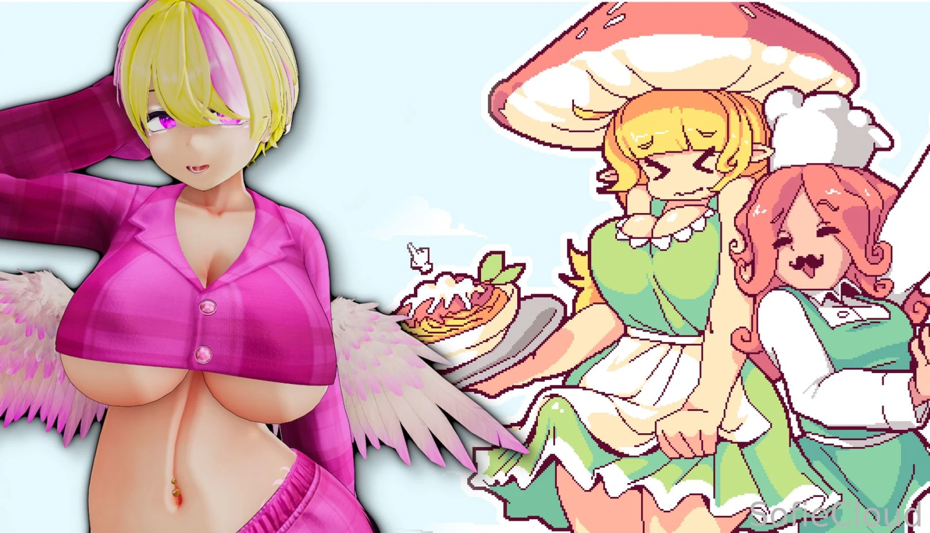 Finally a futa game we re playing futanari di funghi tonight another 