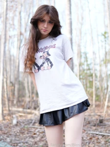 Hoping for some wind cute egirl skirt y2k petite piercing