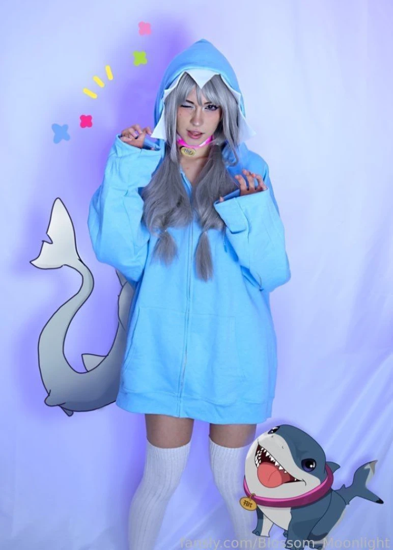 Jeff the land shark egirl marvelrivals cosplay anime 