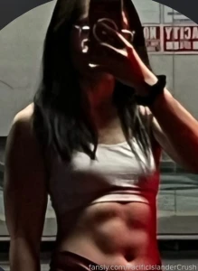 I work hard so i can squeeze harder my abs are rock hard and my legs