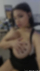 I m teasing you by playing with my titties titty job while blowing part 1