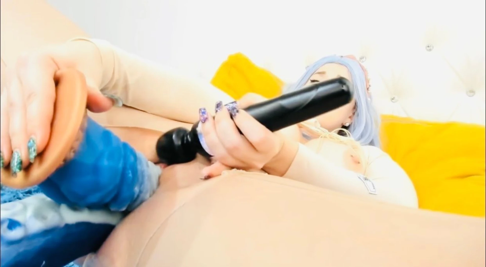 Screenshots from the new video tentacle and dragon fucked myself part 5 