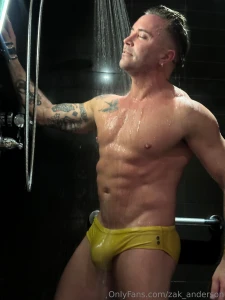 Captured in the shower after the swim part 2