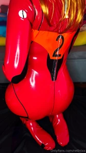 Asuka langley showing her