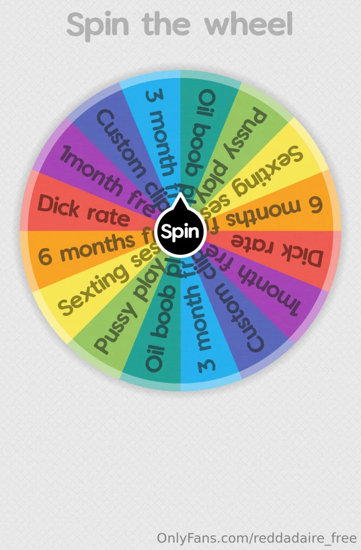 Want to play who s going to spin my wheel of filth send tip to dms 1 