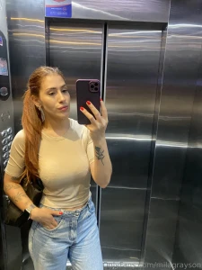 In the elevator but my soul s still in bed