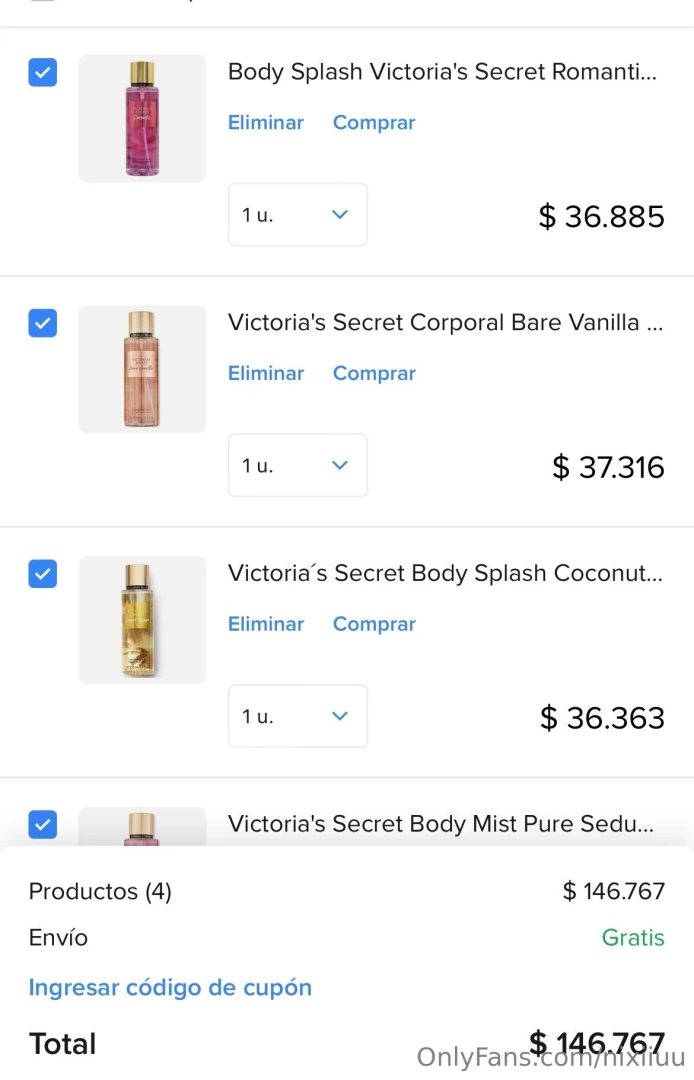 Me colaboran con mi carrito de perfume 