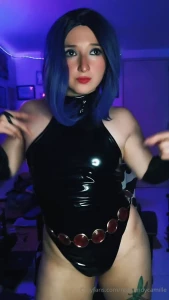 Do you like my raven cosplay te gusta mi cosplay de raven