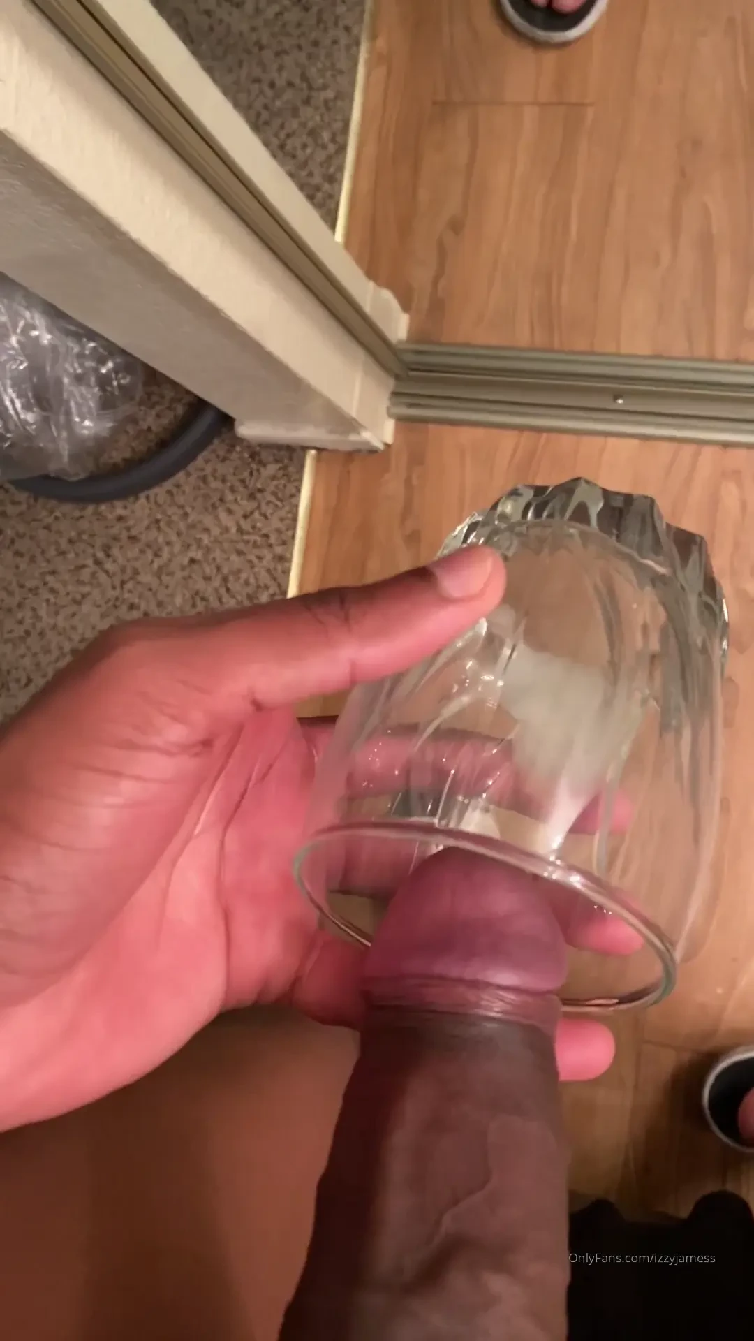 Watch the full video of me stroking my dick amp busting a load into 