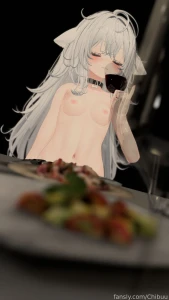 Want to eat dinner with pup it s a little silly that master didn t