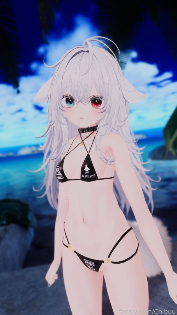 Pup got a new bikini can t wait for nice walks on the beach together 