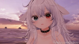 Pup had a nice day at the beach vr vrchat vrc vtuber lewdtuber