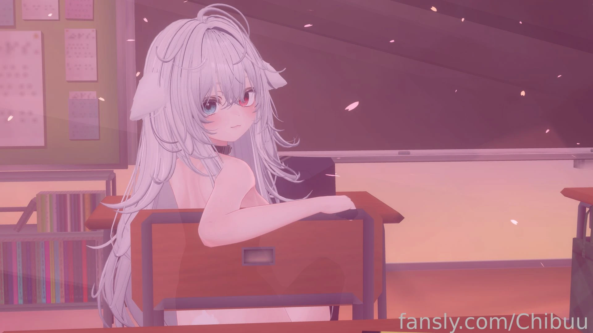 Now that class is over time for pup to relax vr vrchat vrc vtuber 
