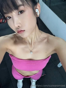 Naughty in gym costume