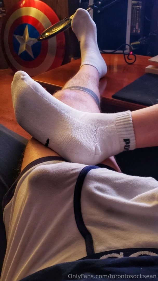 Socked foot or boner 