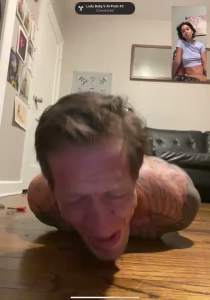 The moment i made heavybondage4life cum for me last night while bound