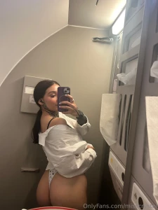 Felt naughty on the airplane toilet wanna be the reason i won t be