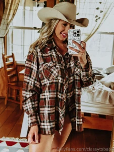 Ready to see what i m hiding behind this flannel
