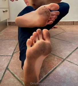 I love to walk bare feet at home and this is the result bit what i