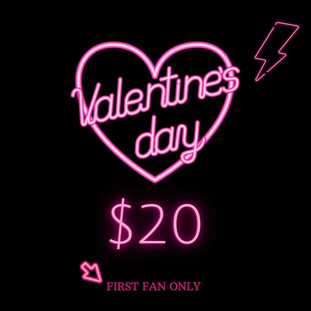 Valentine s sale first fan to tip 20 gets 999 worth of content 