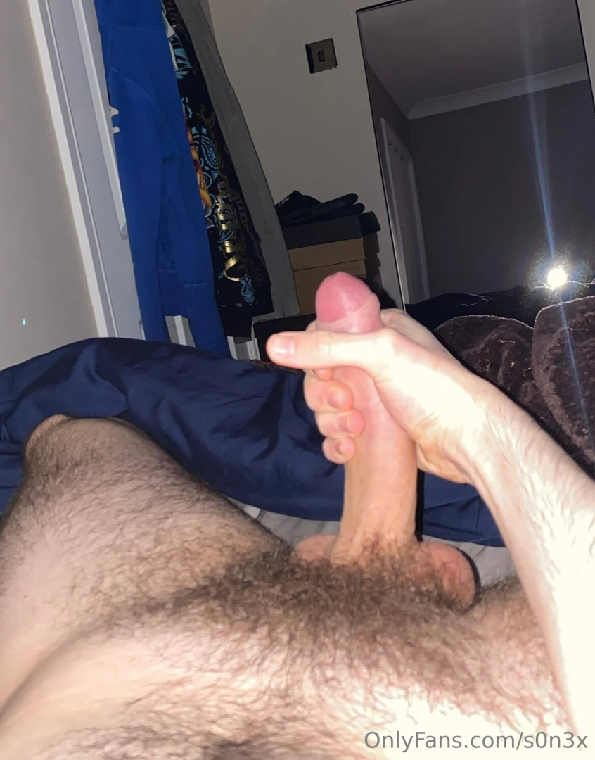Get your nose in there and smell my big fat hairy cock you little 