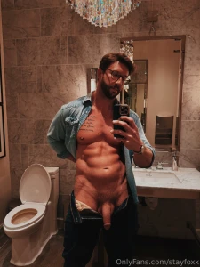 You accidentally walk in on me in a public bathroom what do you do