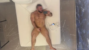 Naked hard and dripping this bed won t be dry for long