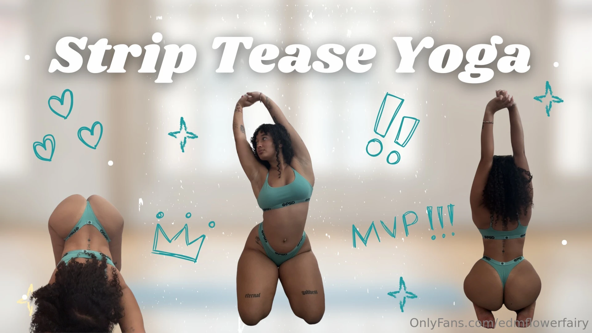 Strip tease yoga live 75 min long semi nude twerking amp spreading 