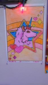 Omg callista is so so so sweet she like colored pictures with me and