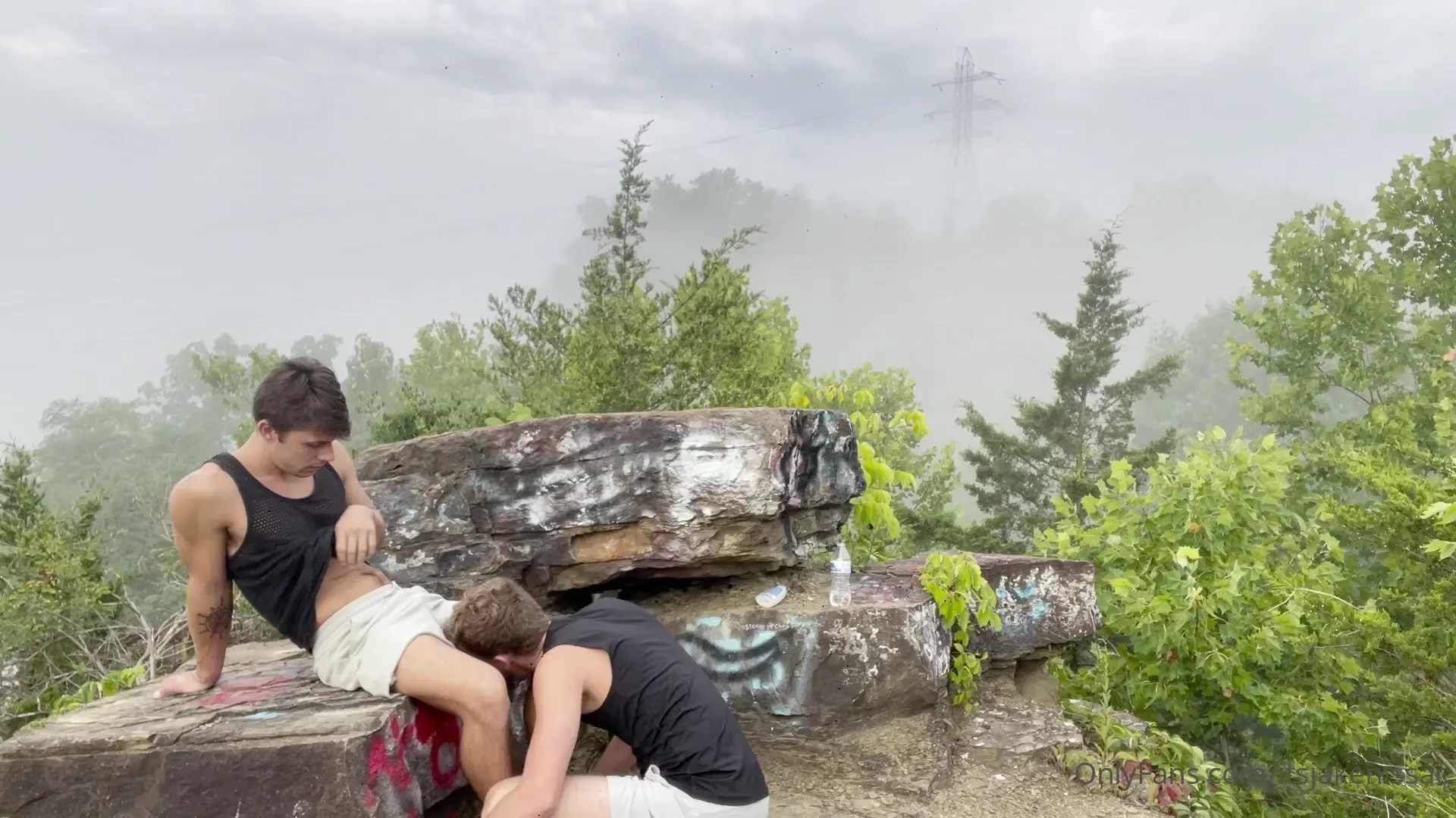 Went hiking in the appalachian mountains private property 